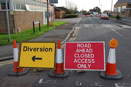 Temporary closure of Durban Road, Patchway, Bristol