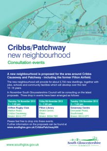 Cribbs/Patchway New Neighbourhood Consultation (Nov 2013).